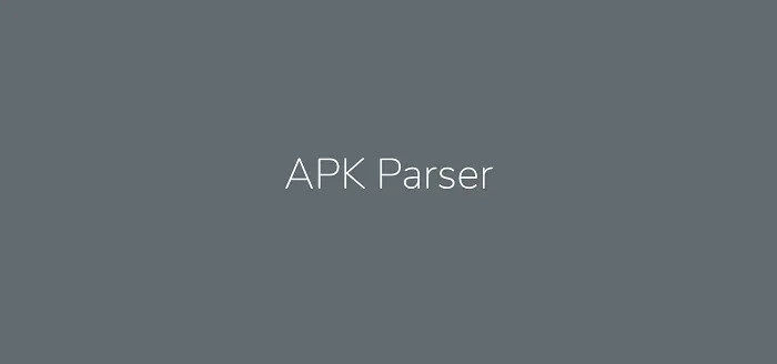 API استخراج اطلاعات فایل های APK